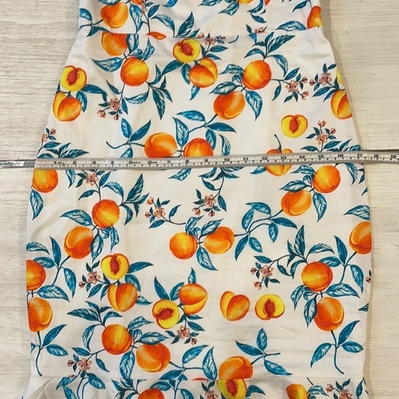 NWT Amanda Uprichard Senorita Dress in Peaches - Picture 14 of 16